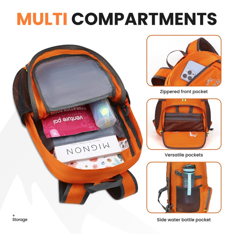 Venture Pal 35L Ultralight Lightweight Packable Foldable Travel Camping Hiking Outdoor Sports Backpack Daypack - Image 2